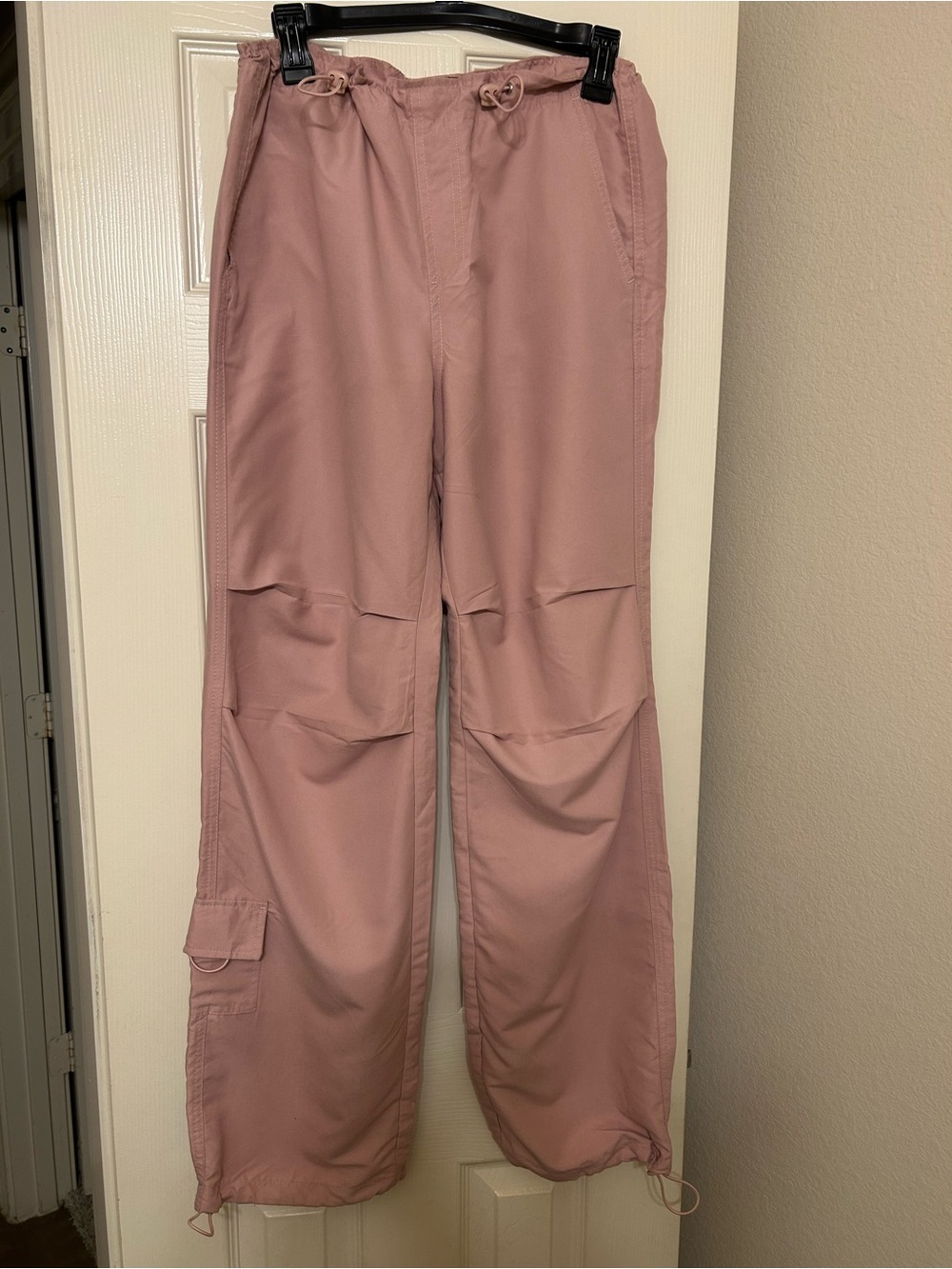 Refuge Dusty Rose Cargo Jogger Pants